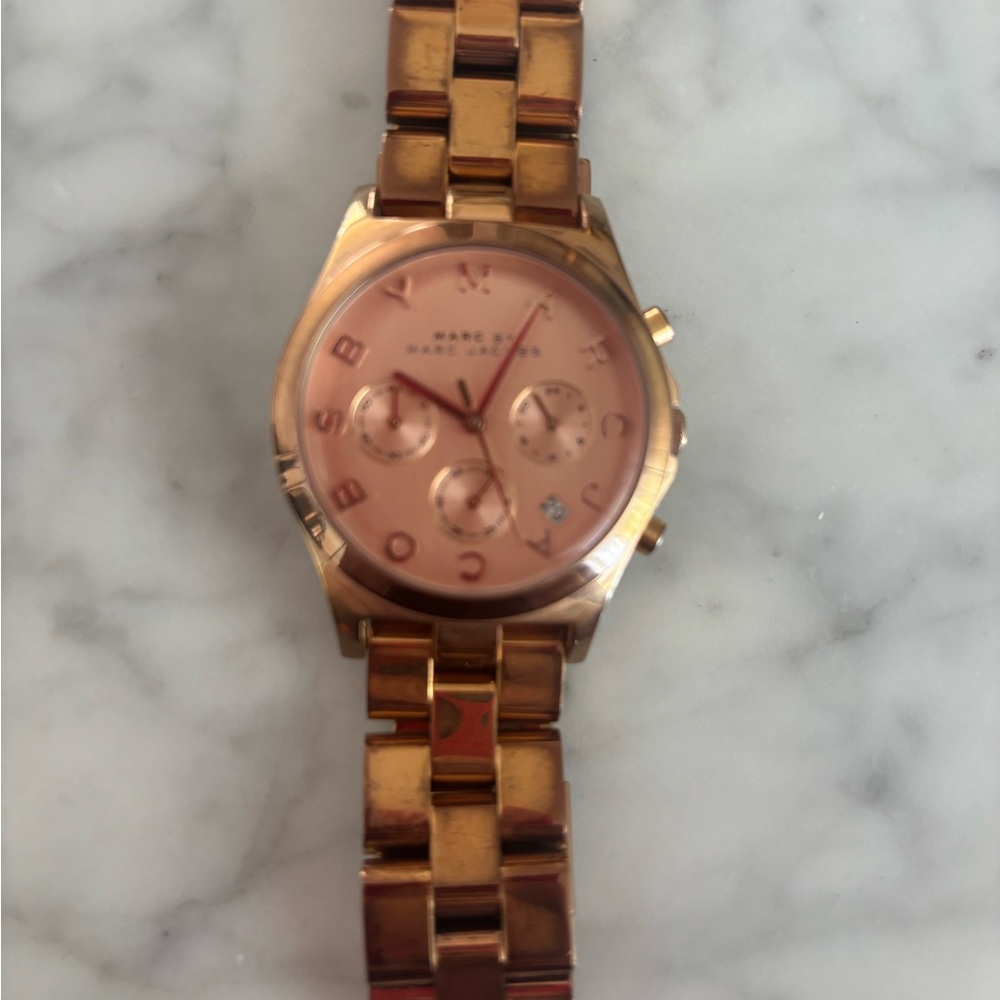 Marc by Marc Jacobs Rose Gold Chronograph Watch